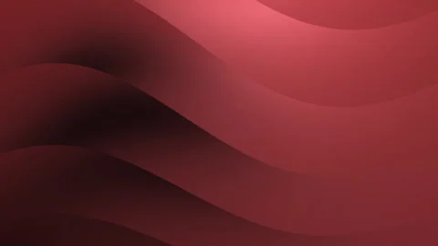 Abstract background with red wavy lines and gradient. Stock Footage 282272780