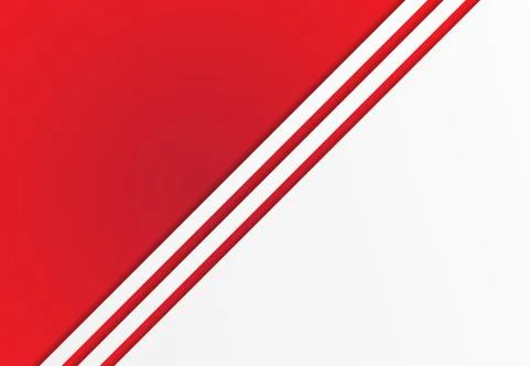Abstract background red with white lines diagonal copy space for print, ad, m Illustrazione stock