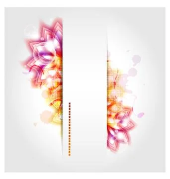 Abstract background with reddish elements Stock Illustration