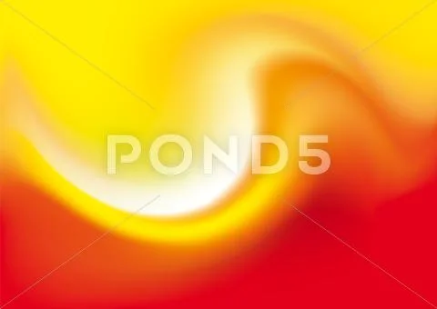 Abstract background - red/orange wave. vector illustration. Stock Illustration