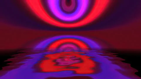 Abstract background reflecting in water 库存插图