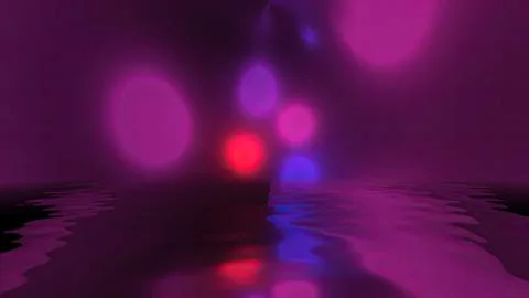 Abstract background reflecting in water イラスト素材