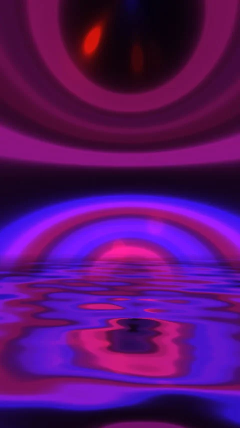 Abstract background reflecting in water reflecting in water Stock Footage 266732525