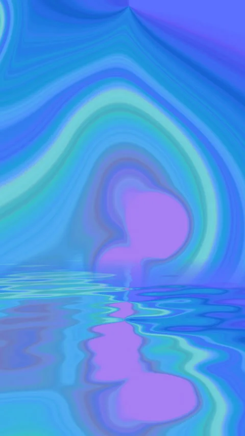 Abstract background reflecting in water vertical video Stock-Footage 264072362