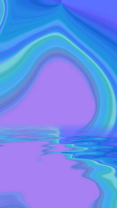 Abstract background reflecting in water vertical video Video stock 264072394