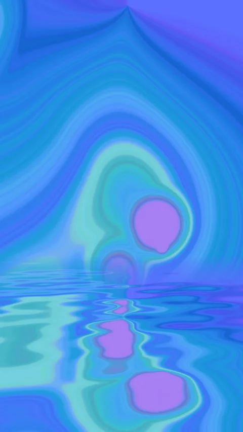 Abstract background reflecting in water vertical video Video stock 264072435