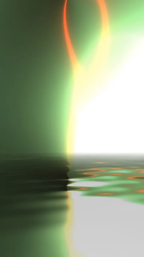 Abstract background reflecting in water vertical video Stock-Footage 264072736