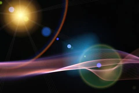 Abstract background with the reflection of the light Stock Illustration