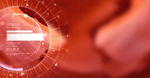 Abstract Background Render With Numbers Illustrazione stock