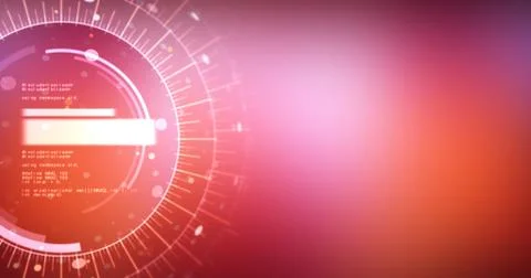 Abstract Background Render With Numbers イラスト素材