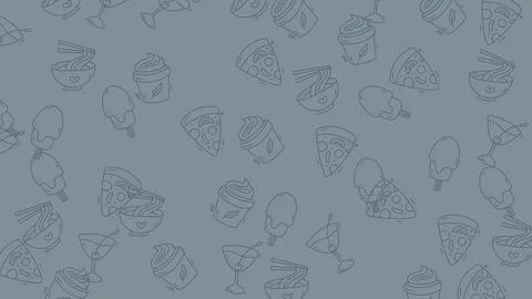 Abstract background with repeating shapes and patterns. Illustrazione stock