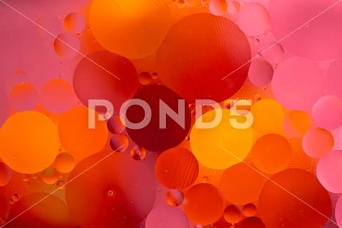 Abstract background as a result of a mixture of water and oil Stock Photos