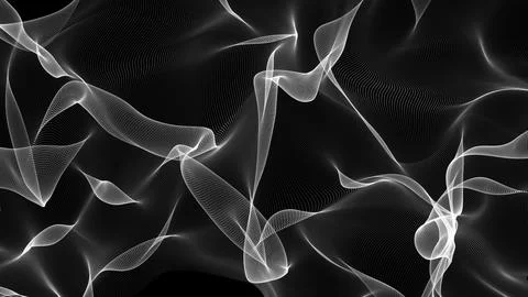 Abstract background ribbon line wave, Geometric shape line wave background Foto stock