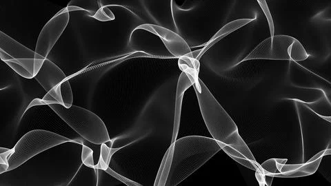 Abstract background ribbon line wave, Geometric shape line wave background Foto stock