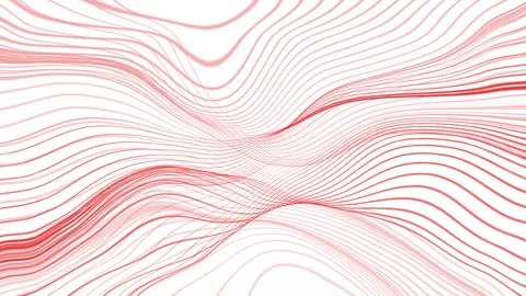 Abstract background ribbon line wave, Geometric shape line wave background Foto stock