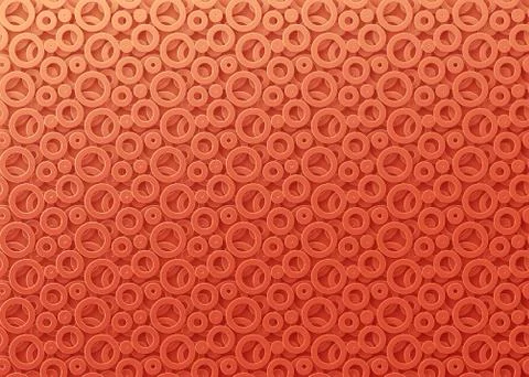 Abstract background with rings. texture circles spheres. pattern 3d round ele Stock Illustration