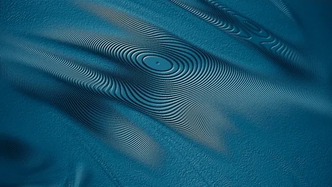 Abstract Background Rippling Contour Version A 2 Vídeos de archivo 94884917