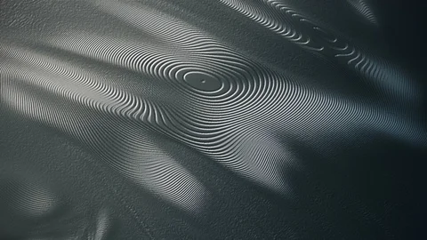 Abstract Background Rippling Contour Version A 12 Stock Footage 94897386