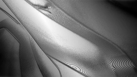 Abstract Background Rippling Contour Version B13 Stock-Footage 95138618