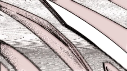 Abstract Background Rippling Contour Version D3 Stock Footage 95940962