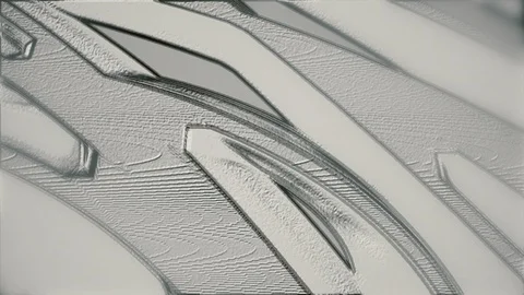 Abstract Background Rippling Contour Version D11 Stock Footage 95941687