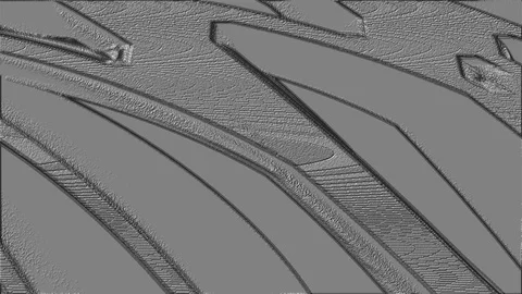 Abstract Background Rippling Contour Version D9 Video stock 95942024