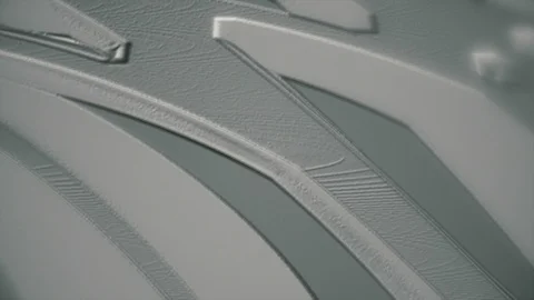 Abstract Background Rippling Contour Version D13 Stock Footage 95942101