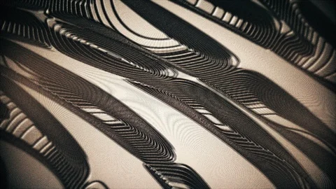 Abstract Background Rippling Contour Version G7 Video stock 96129260