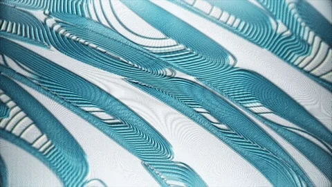 Abstract Background Rippling Contour Version G6 Stock Footage 96129371