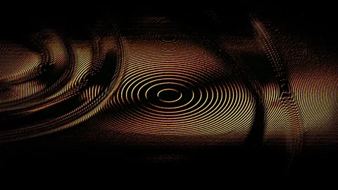 Abstract Background Rippling Contour Version F9 Stock Footage 96179948