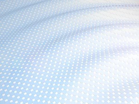 Abstract background of a rippling sheet of discs Stock Photos
