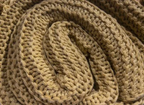 Abstract background from a rolled woolen blanket Stock Photos