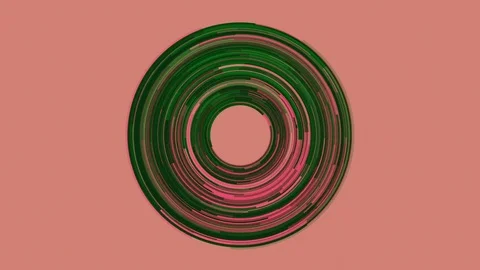 Abstract background Rotating Circular Segments 5 Видео 124833663