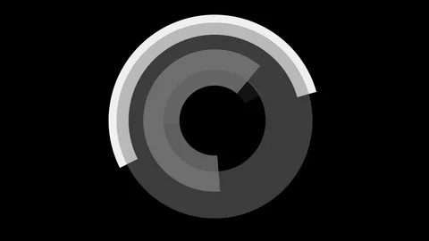 Abstract background Rotating Circular Segments 11 Stock Footage 124835808