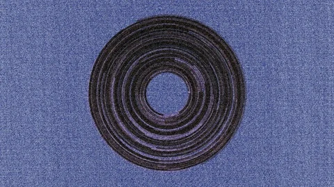 Abstract background Rotating Circular Segments 6 Stock-Footage 124862452