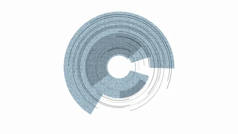 Abstract background Rotating Circular Segments 25 Video stock 124877857