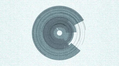 Abstract background Rotating Circular Segments 24 Video stock 124877871