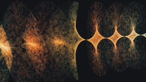 Abstract background with rotating elements Stock Footage 264951268