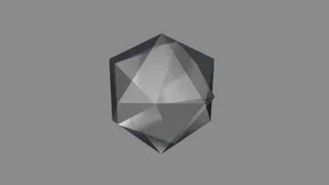 Abstract Background Rotating Geometric Shape 3 Stock-Footage 83430644