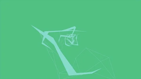 Abstract Background Rotating Geometric Tunnel 18 Stock-Footage 110888709