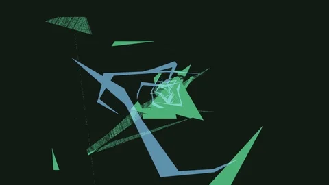 Abstract Background Rotating Geometric Tunnel 19 Stock Footage 110888876
