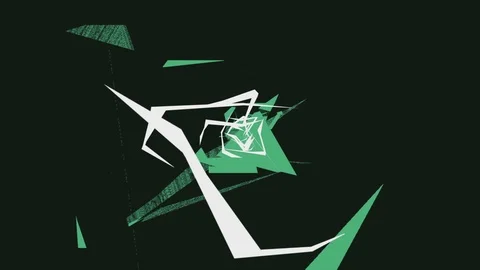 Abstract Background Rotating Geometric Tunnel 23 Stock Footage 110889108