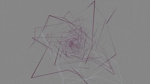 Abstract Background Rotating Geometric Tunnel 30 Stock Footage 110889741