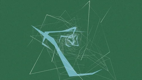 Abstract Background Rotating Geometric Tunnel 32 Stock Footage 110890243