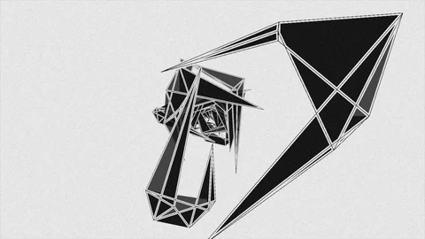 Abstract Background Rotating Geometric Tunnel 39 Stock Footage 110890831