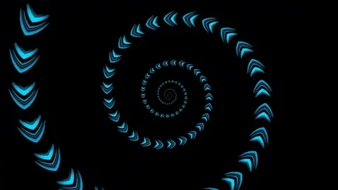 Abstract background of rotating motion blue Stock Footage 125530879