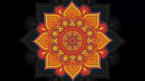 Abstract background of rotating motion Video stock 125299289