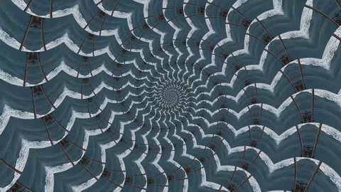 Abstract background of rotating motion kaleidoscope Stock Footage 125535332