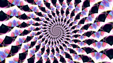 Abstract background of rotating movements Stock Footage 125573705