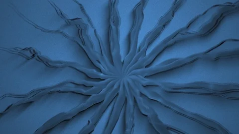 Abstract Background Rotating Organic Form 9 Stock Footage 97804864